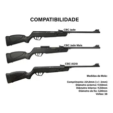 Mola Aço 38 Voltas Carabinas Jade Jade Mais Ag10 4.5 E 5.5 Foto mini  2