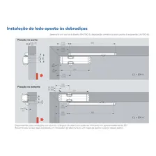 Mola Hidráulica P Porta aérea Impulse Prata Ts90 Dorma Foto mini 4