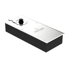 Mola Piso Porta Vidro Potência Fixa Santa Marina Portas Até 100KG Soprano P310 Inox Foto  mini 1