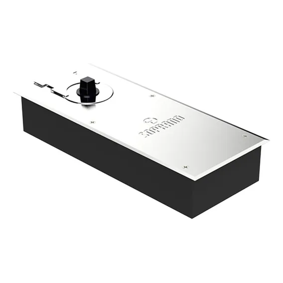 Mola Piso Porta Vidro Potência Fixa Santa Marina Portas Até 100KG Soprano P310 Inox Foto 1
