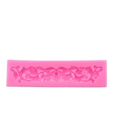 Molde De Silicone Arabesco 3 Confeitaria E Biscuit Foto mini 2