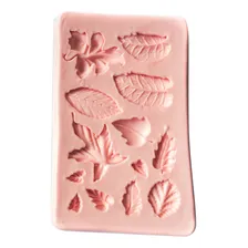Molde De Silicone Folhas Folhinhas Confeitaria Biscuit Top Cor Branco Foto mini 2