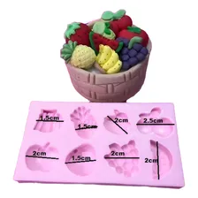 Molde De Silicone Frutas Para Confeitaria E Biscuit Foto mini 3