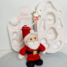 Molde De Silicone Natal - Papai Noel Grande Mod 7 Foto mini 2