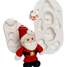 Molde De Silicone Natal - Papai Noel Grande Mod 7 Foto mini 3