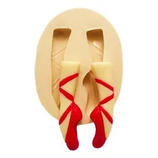 Molde De Silicone Sapatilha De Bailarina Foto  mini 1