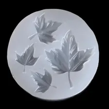 Molde Forma Silicone Folhas Velas Resina Sabonete Artesanato Foto mini 3
