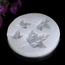 Molde Forma Silicone Folhas Velas Resina Sabonete Artesanato Foto mini 4