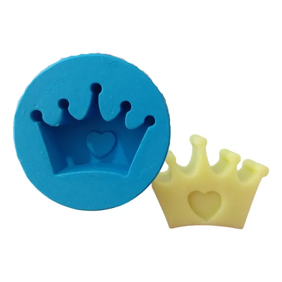Molde Forma Silicone Sabonete Coroa Foto 1