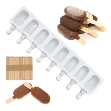 Molde Forma Silicone Sorvete Chocolate Paleta Sabonete Vela Foto mini 1