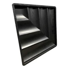 Molde Gesso Cimento Abs 3d Cabeceira 40x40 - Imediato Cor Preto Foto mini 2