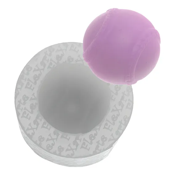 Molde Silicone 864 Bola Baseball/tênis - Esporte - Flexarte Foto 1