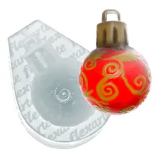 Molde Silicone 887 - Bol. Natal Ornamento - Natal - Flexarte Foto  mini 1