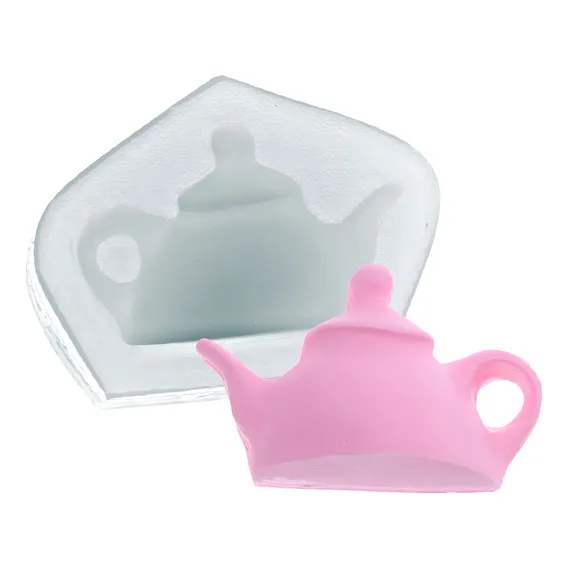 Molde Silicone 897 Chaleira Média 4cm - Cozinha - Flexarte Foto 1