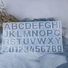 Molde Silicone Alfabeto Para Letras De Resina Foto mini 4