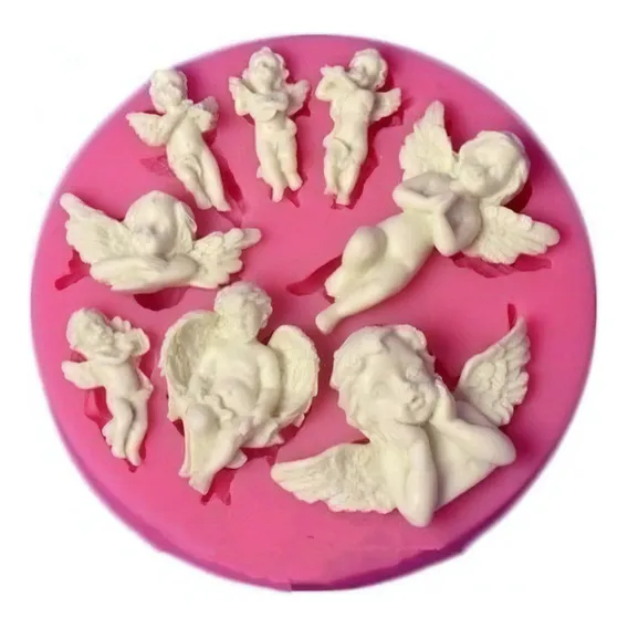 Molde Silicone Anjos A246 Foto 1