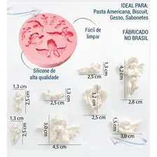 Molde Silicone Anjos A246 Foto mini 2