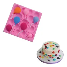Molde Silicone Balao Baloes Bexigas Bolo Aniversario Festa Foto mini 4