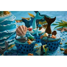 Molde Silicone Biscuit Confeitaria Calda Sereia Compre Já Foto mini 3