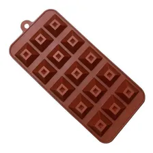 Molde Silicone Chocolate Com 1 Ft10 Silver Plastic Foto  mini 1