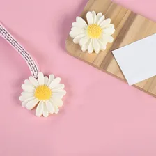 Molde Silicone Flor Margarida Sabonete Resina Biscuit Vela Cor Branco Foto mini 4