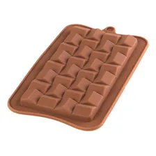Molde Silicone Forma Chocolate Formatos Silver Chef Cor Relevo Foto mini  2