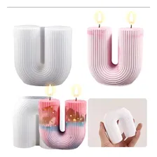 Molde Silicone Forma Em U Sabonete Vela Resina Gesso Cimento Foto mini 4