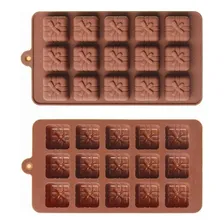 Molde Silicone Forma Para Bombons Caixinha Chocolate Foto mini 1