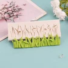 Molde Silicone Grama Folhas Mato Arbusto Floresta Gramado Foto mini  3