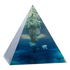 Molde Silicone Orgonite 15x15cm - Branco/transparente Foto mini  2