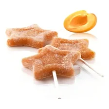 Molde Silicone Pirulito 4 Cavidades Estrela Doce Silikomart Foto mini 4