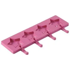 Molde Silicone Pirulito 4 Cavidades Estrela Doce Silikomart Foto mini  3