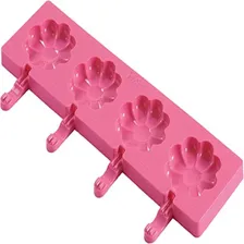 Molde Silicone Pirulito 4 Cavidades Gourmet Flor Silikomart Foto mini 3