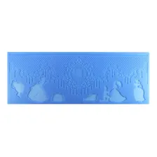 Molde Silicone Renda Bolo Pasta Americana 30x11 Cm Foto mini  3