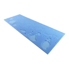 Molde Silicone Renda Bolo Pasta Americana 30x11 Cm Foto  mini 1