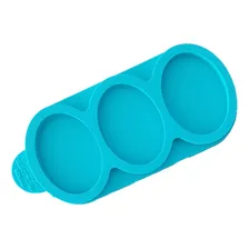 Molde Silicone Resina Oval (4cm) 3 Chaveiros Liso Foto  mini 1