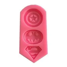 Molde Silicone Super Heróis - Gmezn1123 Vermelho Foto  mini 1