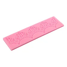 Molde Silicone Textura Bolo Renda Açucar Fondant Decoraçao Foto mini 4