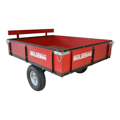 Moldemaq Carreta Reboque Basculante Para Quadriciclo - Moldemaq Cor Vermelho Foto 1