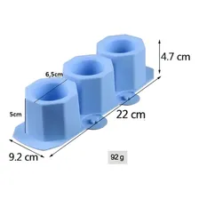 Moldes de silicone, potes, moldes de gesso, molde de vela, moldes de silicone, moldes artesanais, moldes de velas, moldes para vasos, moldes para vasos, pasteleriacl Foto mini 2