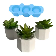Moldes de silicone, potes, moldes de gesso, molde de vela, moldes de silicone, moldes artesanais, moldes de velas, moldes para vasos, moldes para vasos, pasteleriacl Foto mini 4