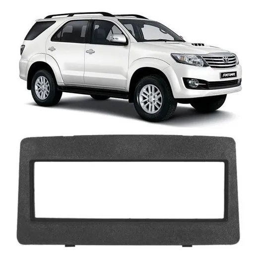 Moldura 1 Din P/ Rádio Cd E Dvd Toyota Hilux Sw4 2006 A 2015 Foto 1