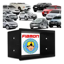 Moldura 2 Din 7'' Hyundai Santa Fé 2007 A 2013 Fiamon Prata Foto mini 2