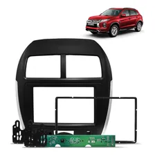 Moldura 2 Din Asx 2014 2015 2016 2017 Preto C/placa Parking Foto mini 1
