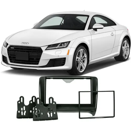 Moldura 2 Din Audi Tt 2000-2020 2 Din Preta Jp/ch Expex Foto 1