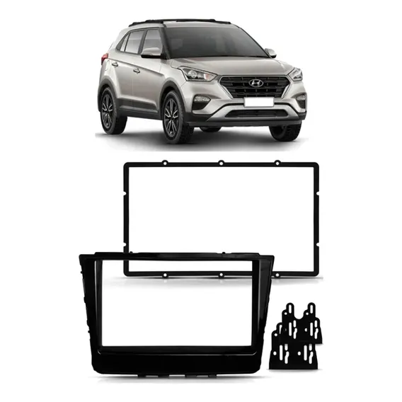 Moldura 2 Din Central Multimidia 2din Hyundai Creta 2018 Foto 1
