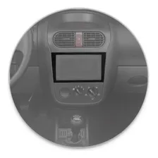 Moldura 2 Din Corsa Montana 2003 A 2011 Preto Dvd Multimídia Foto mini 1