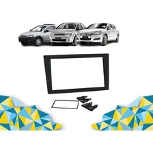 Moldura 2 Din Corsa Montana 2003 A 2011 Preto Dvd Multimídia Foto mini 4