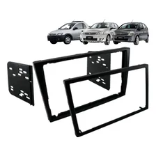 Moldura 2 Din Corsa Montana Meriva Vectra 02 03 04 05 06 12 Foto  mini 1
