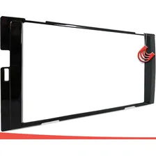 Moldura 2 Din Dvd Mp5 New March Versa 2014/ Black Piano Foto mini 2